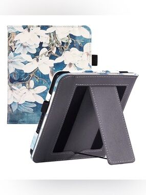 PU Leather 7” Kobo Libra 2/H20 Magnolia Protective Case
